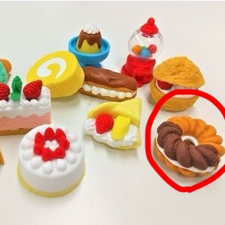 고전빈티지가챠디저트스위츠마카롱케이크도넛피규어고스고딕지뢰--3