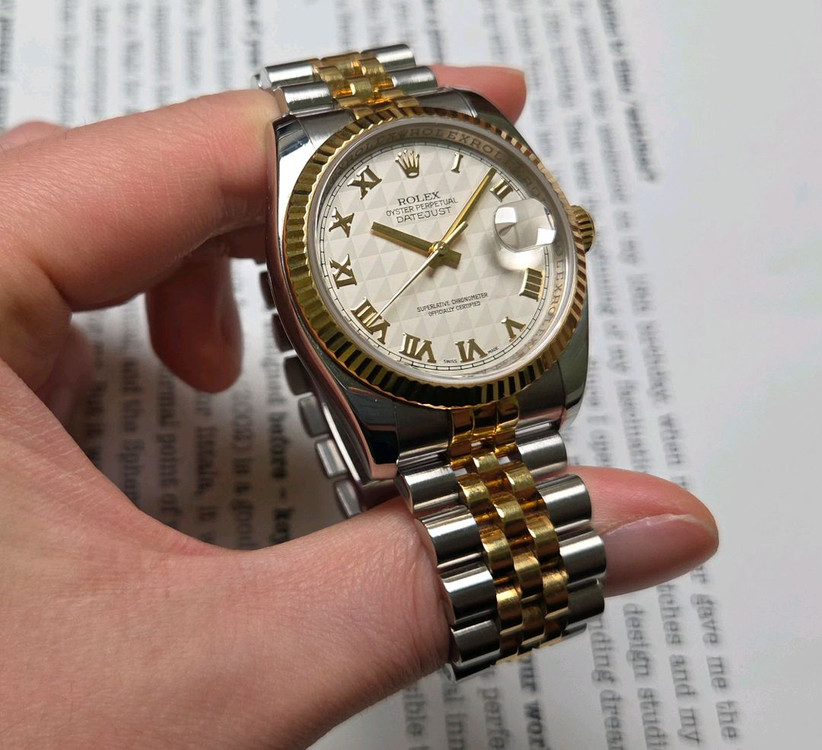 롤렉스 데이저스트 116233 18K콤비 피라미드 로만--4