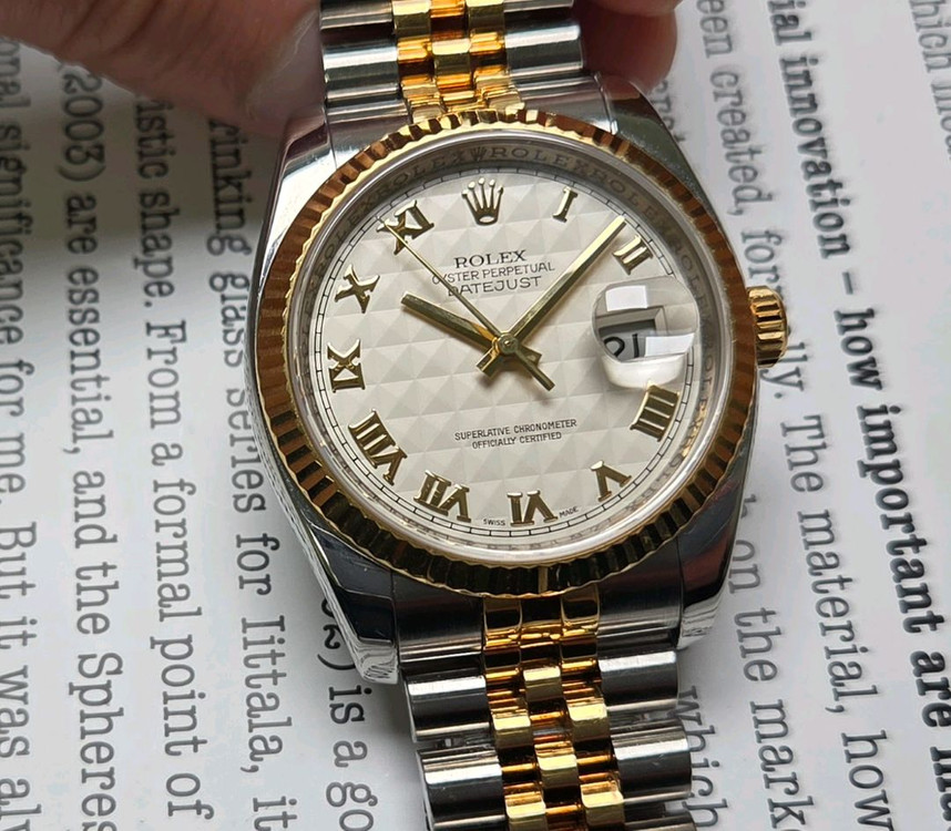 롤렉스 데이저스트 116233 18K콤비 피라미드 로만--1