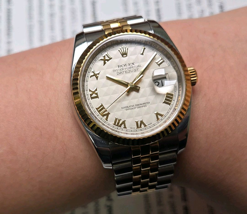 롤렉스 데이저스트 116233 18K콤비 피라미드 로만--9