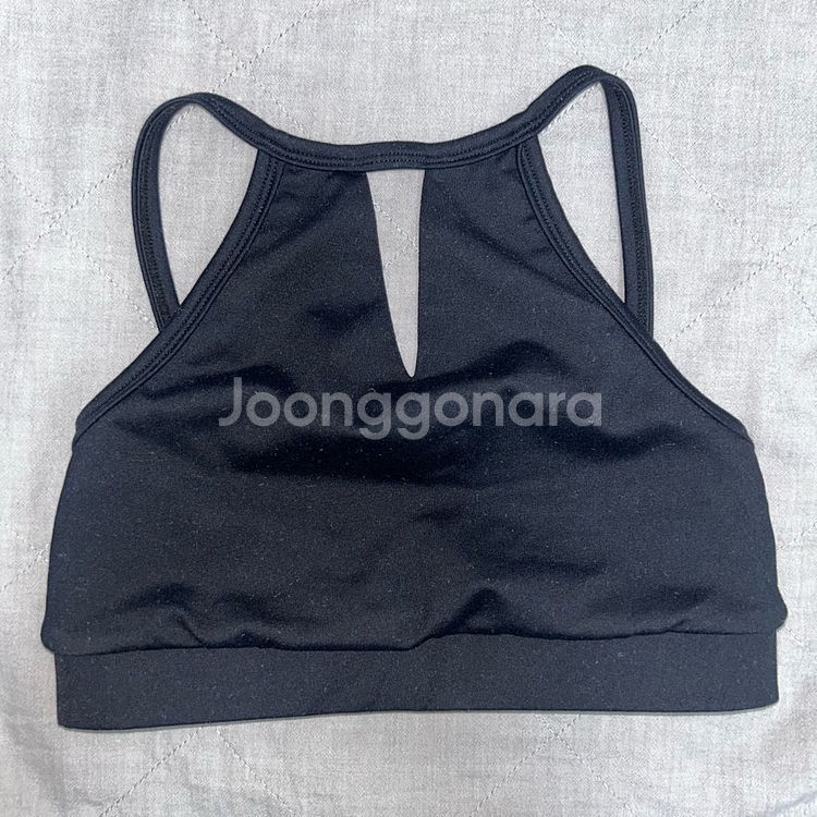 홀터넥 트임 폴웨어 탑 S 검정 블랙 스윔웨어 수영복--0