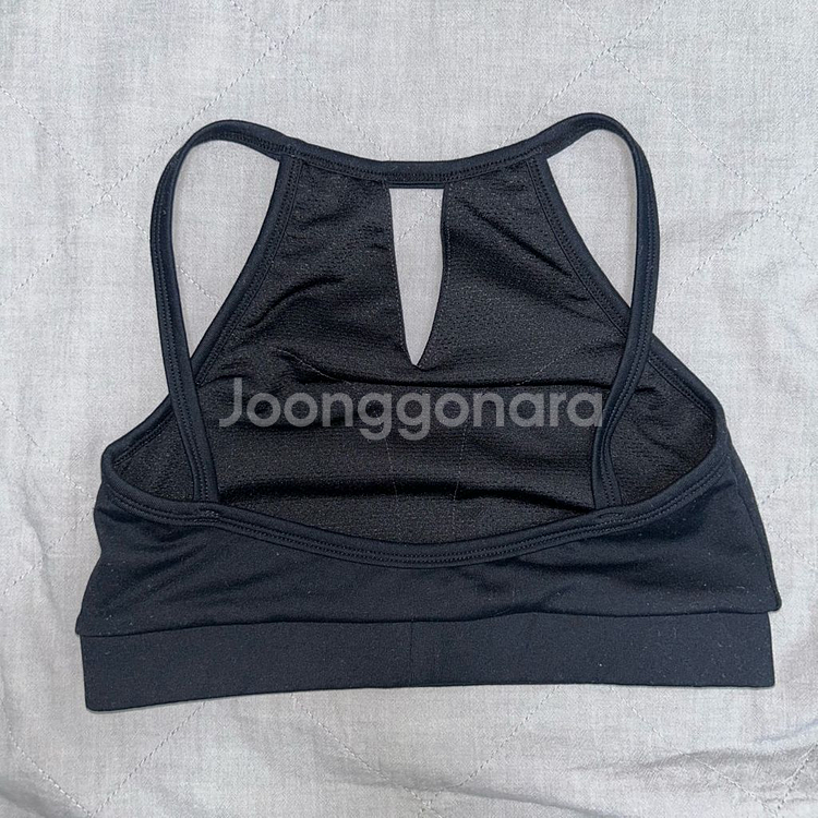 홀터넥 트임 폴웨어 탑 S 검정 블랙 스윔웨어 수영복--1
