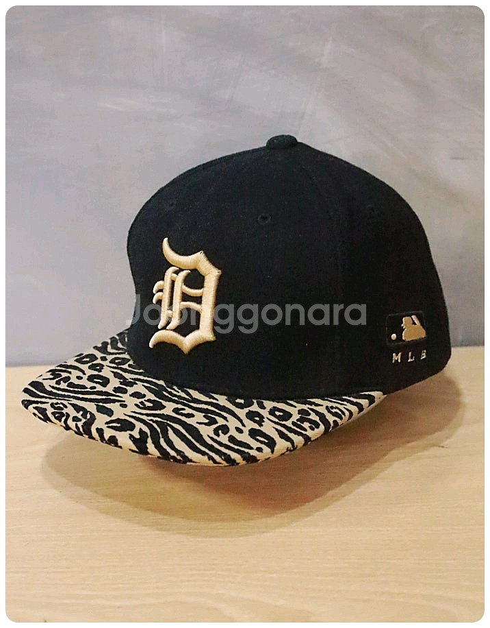 [F] MLB 디트로이트 타이거즈 자수 로고 스냅백--0