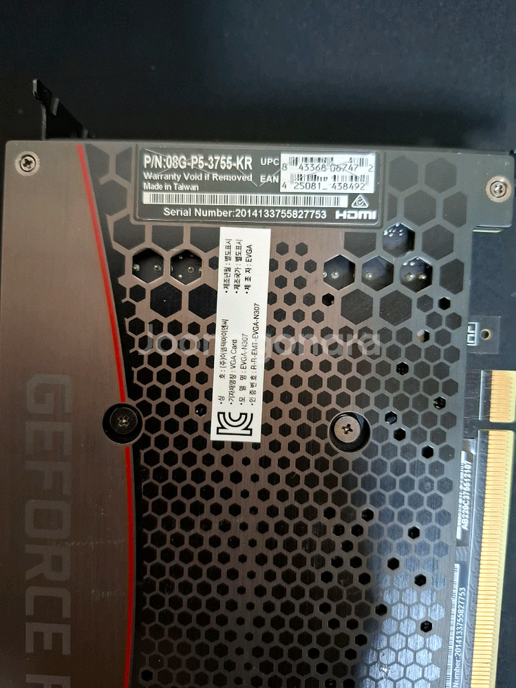 컴퓨터 그래픽카드 EVGA RTX3070 8GB--8