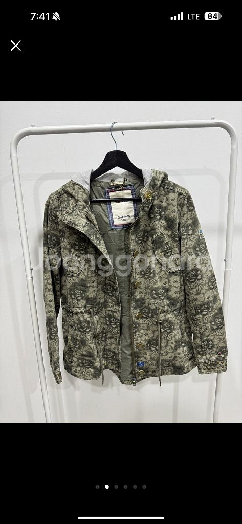 타미힐피거 데님 후드 야상 XS--7