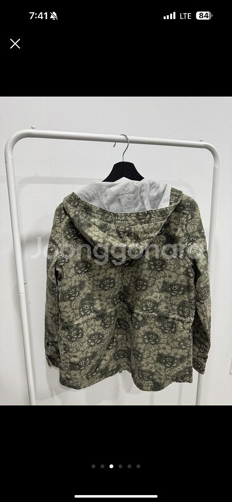 타미힐피거 데님 후드 야상 XS--8