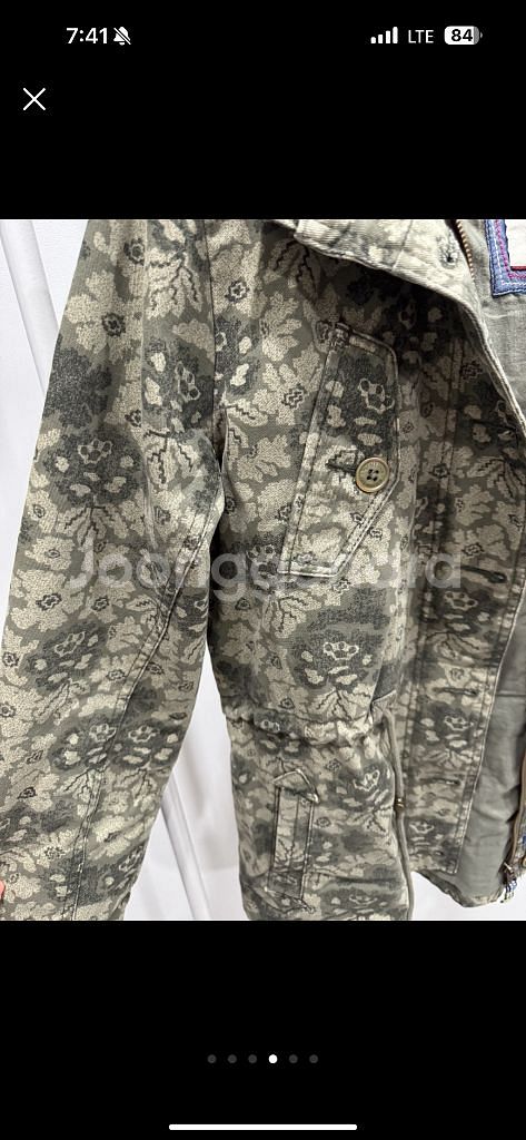 타미힐피거 데님 후드 야상 XS--9