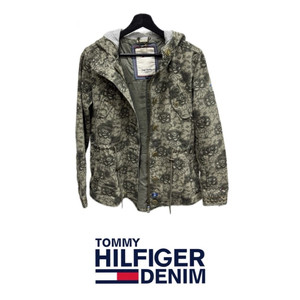 타미힐피거 데님 후드 야상 XS