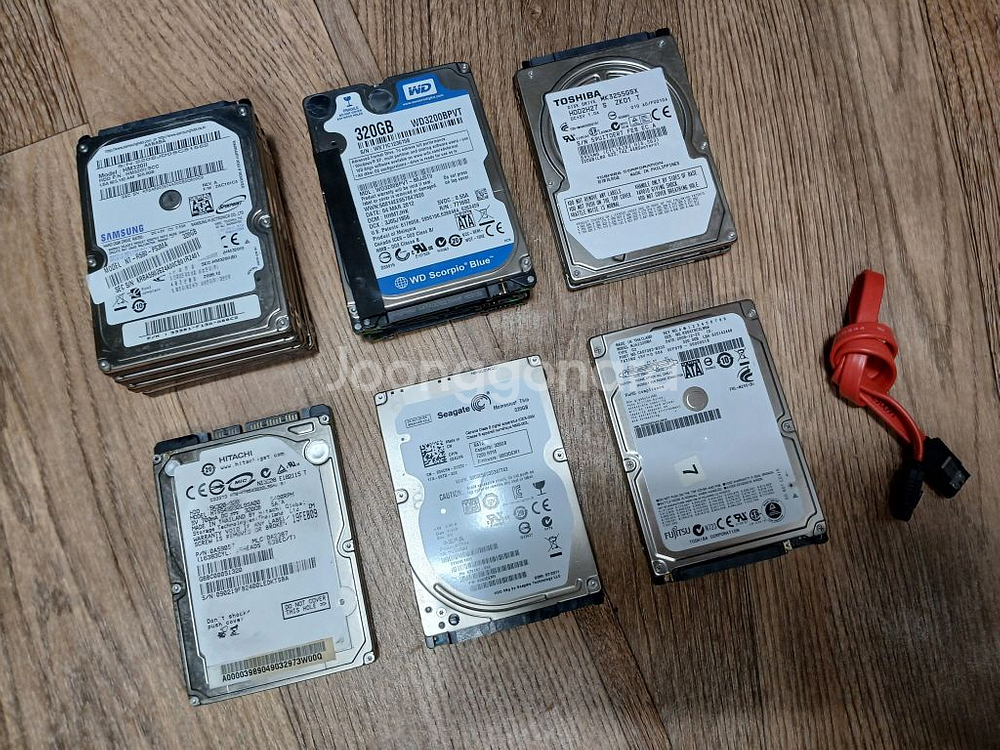 노트북 HDD 320GB 2.5인치 윈도우10 유틸등--0