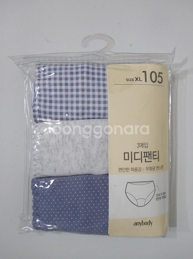 여성 미디 팬티 105--0