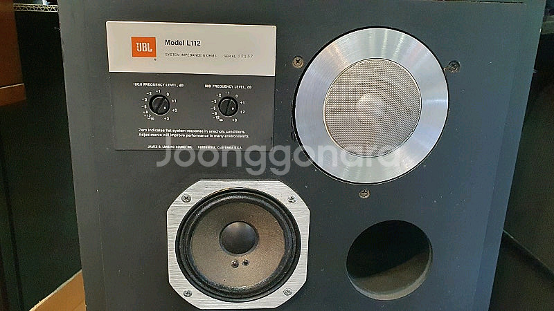 JBL L112 스피커/초민트급--4