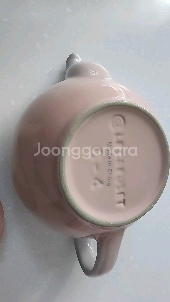 르크루제 티팟 & 머그 세트--2