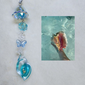 푸른 소라 후우링 비즈키링|소라|후우링|비즈키링|야광