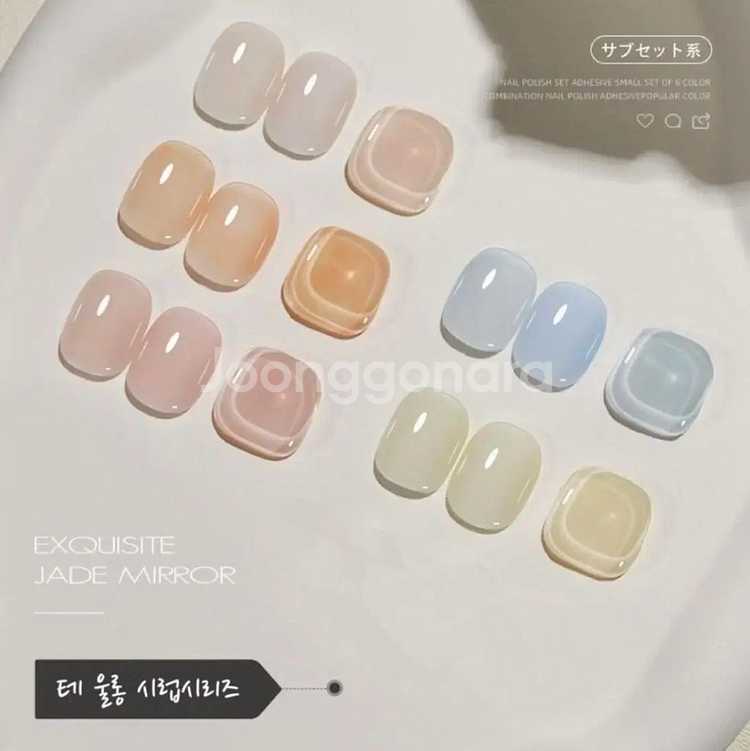 (새상품 당일배송!)젤네일 시럽젤 5컬러세트 팝니다!--1