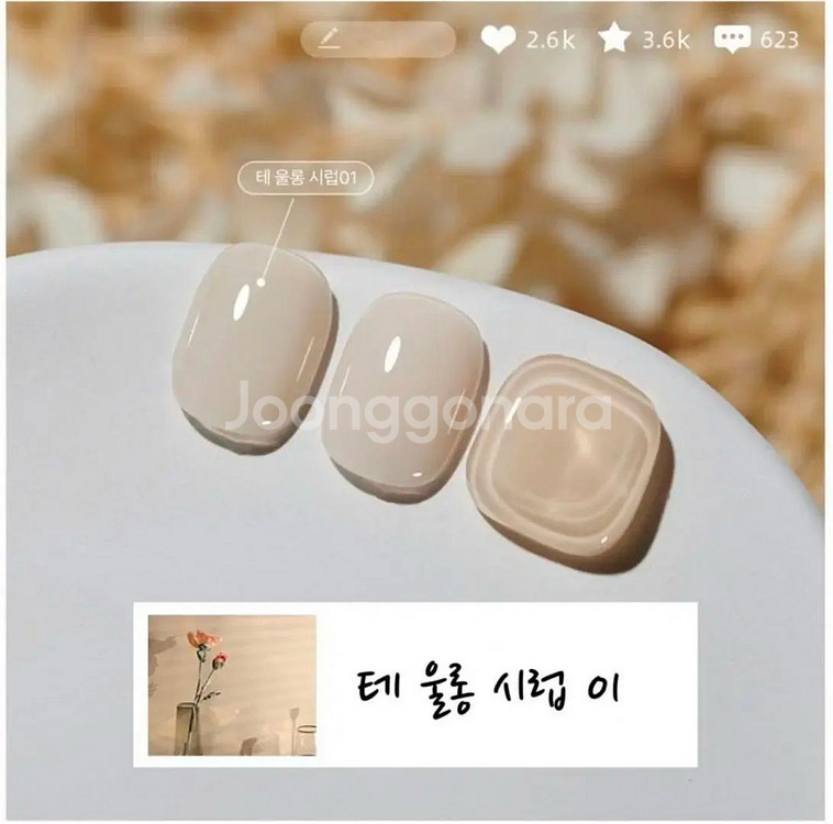(새상품 당일배송!)젤네일 시럽젤 5컬러세트 팝니다!--3
