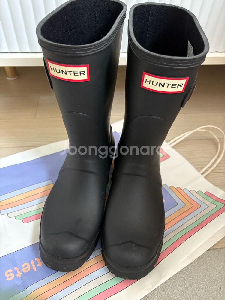 1회 착용 헌터 부츠 230--0