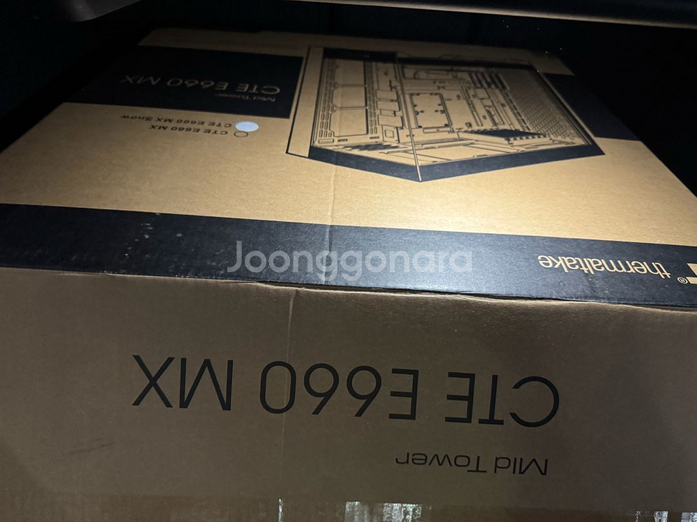 써멀테이크 e660 mx 케이스 화이트 미들티워--1
