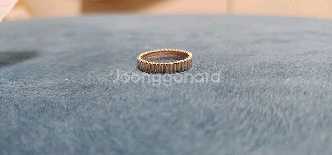 18k 로즈골드 그로그랭 반지--0