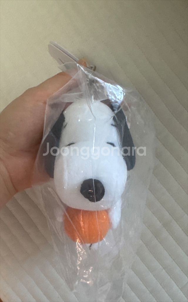 제주 한라봉 스누피 마스코트 키링--2