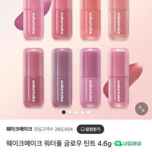 (새상품/급처)웨이크메이크 워터풀 글로우 틴트