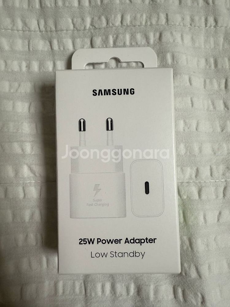 삼성 25W PD 충전기 C타입 어댑터 화이트--0