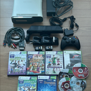 Xbox 360 키넥트, 충전기, 게임 일괄 판매