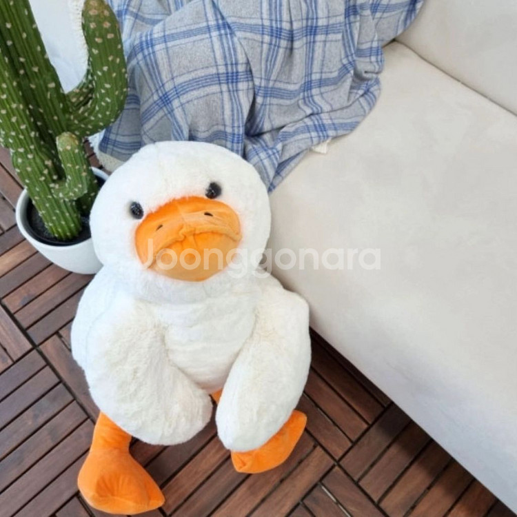 짱오락실 허그덕 대형 인형 65cm--1
