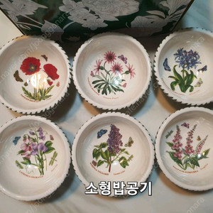 영국포트메리온 소형밥공기6개 일괄 ( 새상품
