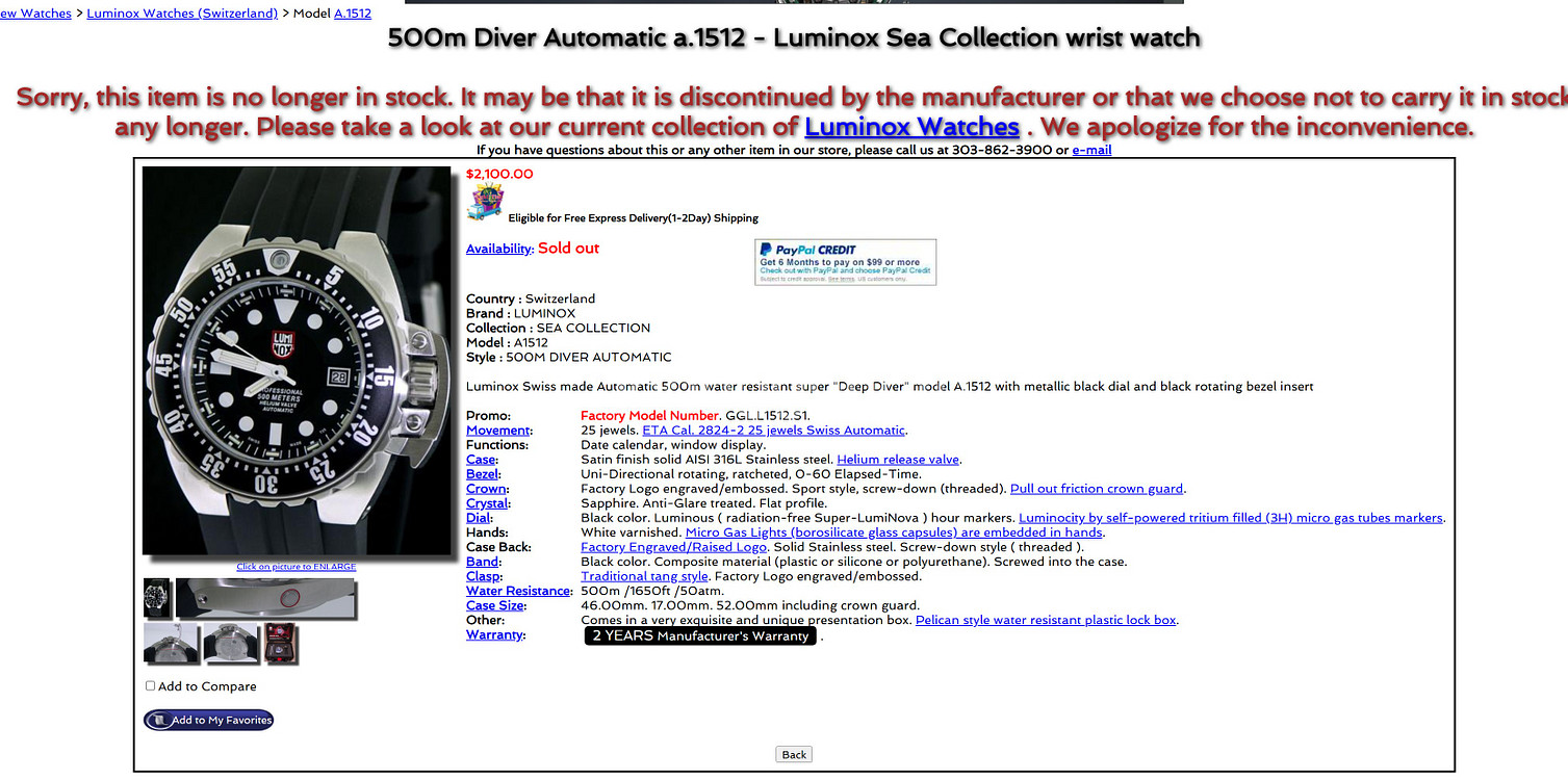 Luminox Sea Collection 시계--9