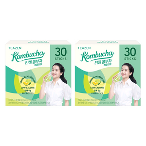 티젠 청귤라임 콤부차 5g x 30스틱 x 2박스