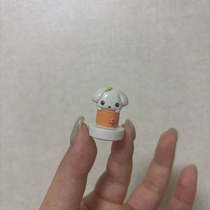 고전 빈티지 부르부르도그 도장 피규어