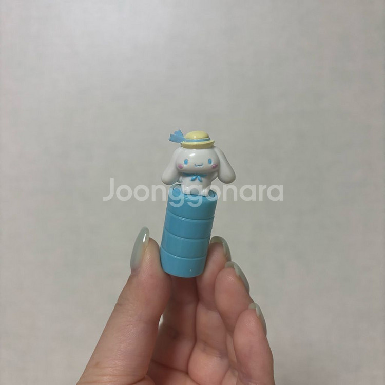 고전 산리오 시나모롤 도장 피규어--0