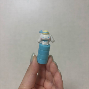 고전 산리오 시나모롤 도장 피규어