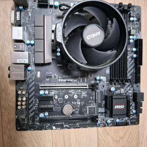 Ryzen 5 2600X + MSI B350M 박격포