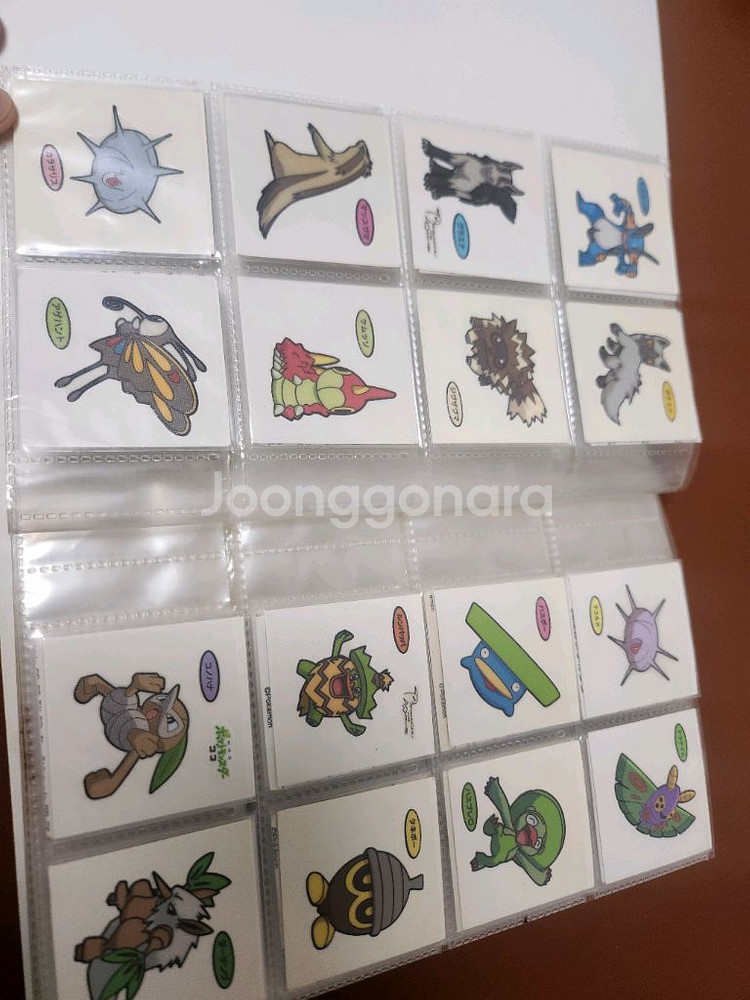 일본 포켓몬 띠부씰 3세대 전종 스티커--2