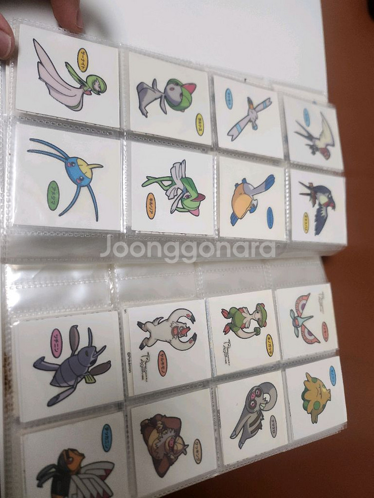 일본 포켓몬 띠부씰 3세대 전종 스티커--3