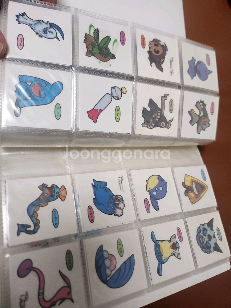 일본 포켓몬 띠부씰 3세대 전종 스티커--8