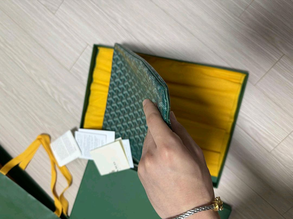 고야드 gm 그린 클러치--6