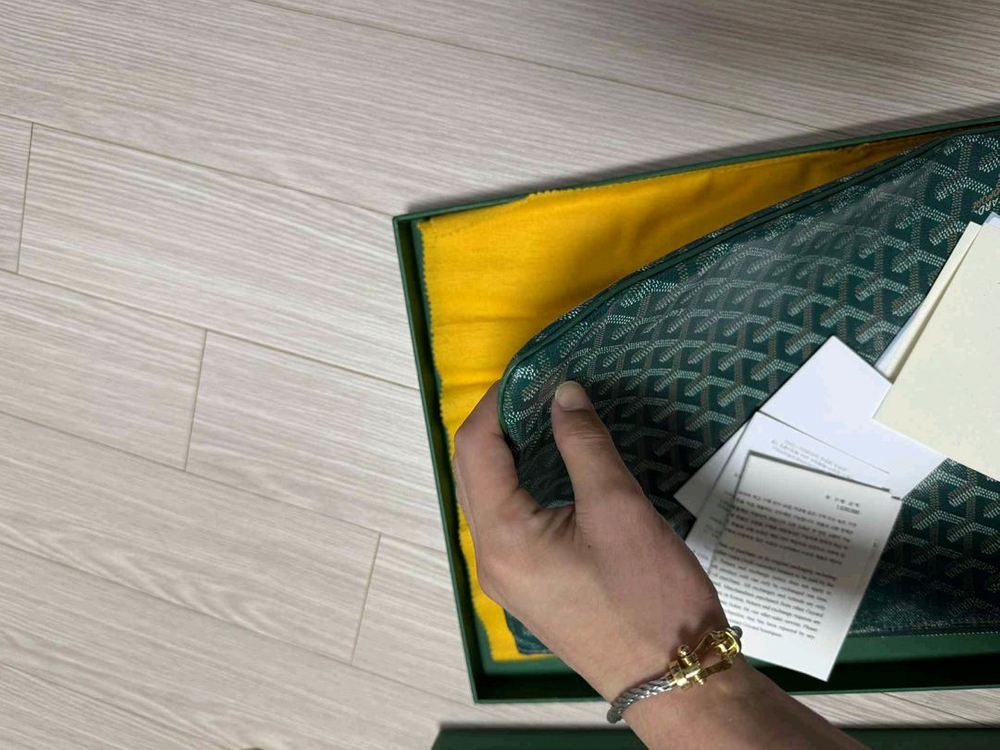 고야드 gm 그린 클러치--5