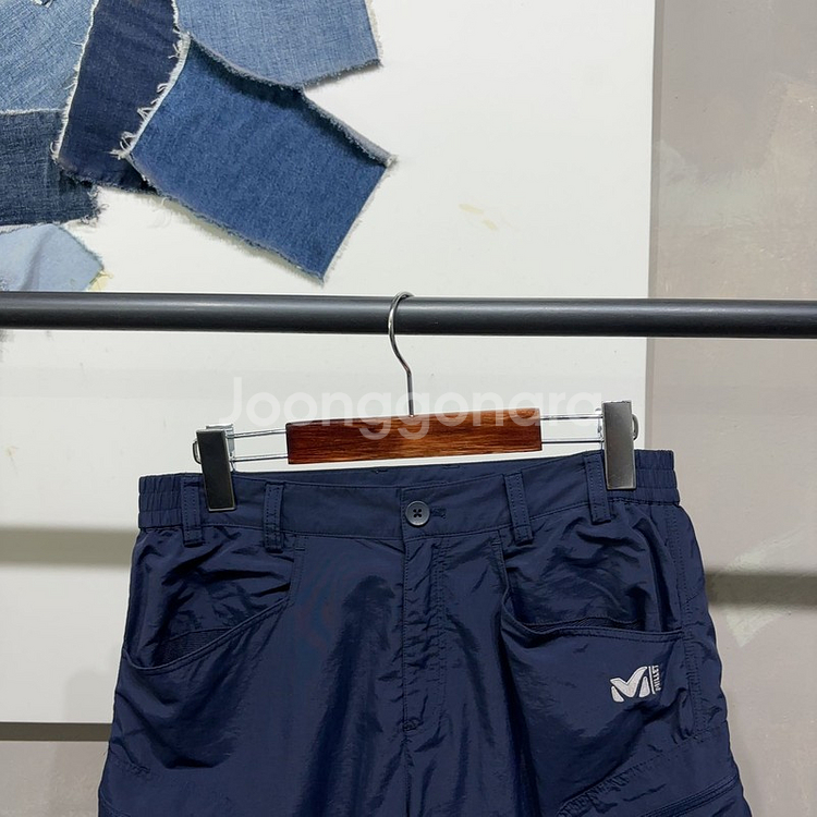(28~29인치) 밀레 등산 아웃도어 밴딩 반바지--1