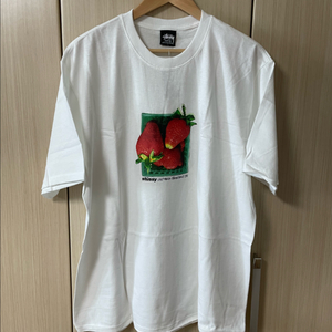 [L] 스투시 베리즈 반팔 티셔츠 화이트(새상품)