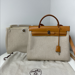 에르메스 에르백31 캔버스 아이보리 숄더백