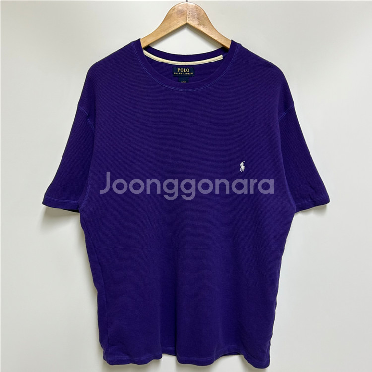 [남자 105]폴로랄프로렌 퍼플 와플 반팔티셔츠--0
