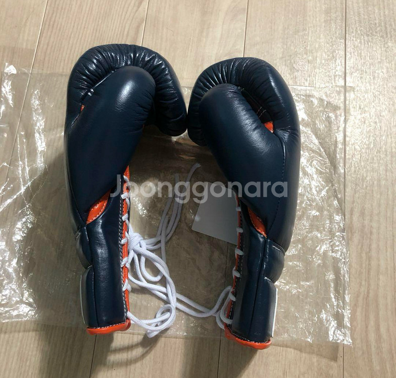 위닝 글러브 16oz 커스텀 네이비/오렌지--3