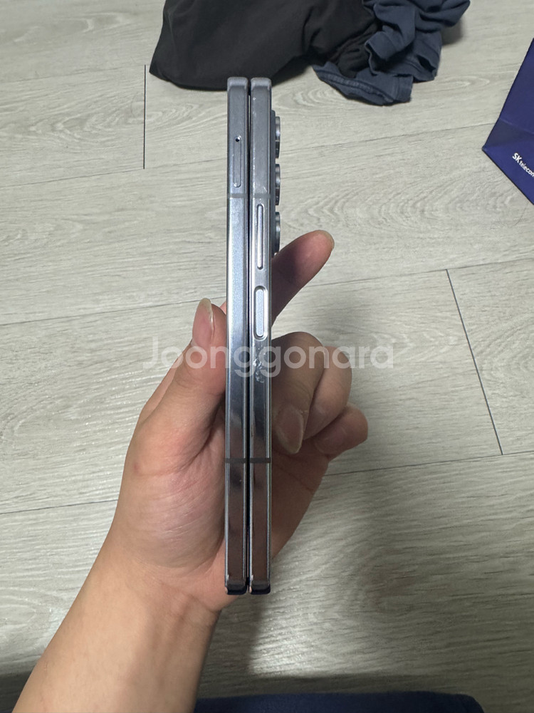 갤럭시 Z폴드5 256GB 블루--3