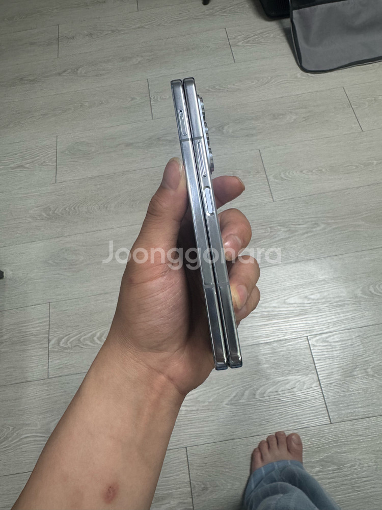 갤럭시 Z폴드5 256GB 블루--5