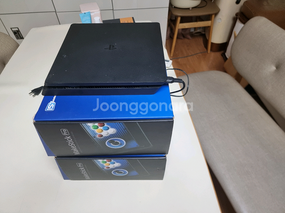 ps4+ 메이크스틱 프로 무선 2개--1