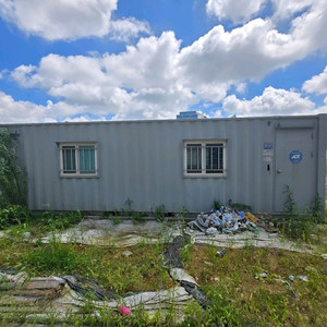 39 중고컨테이너.노출전선배관.에어컨