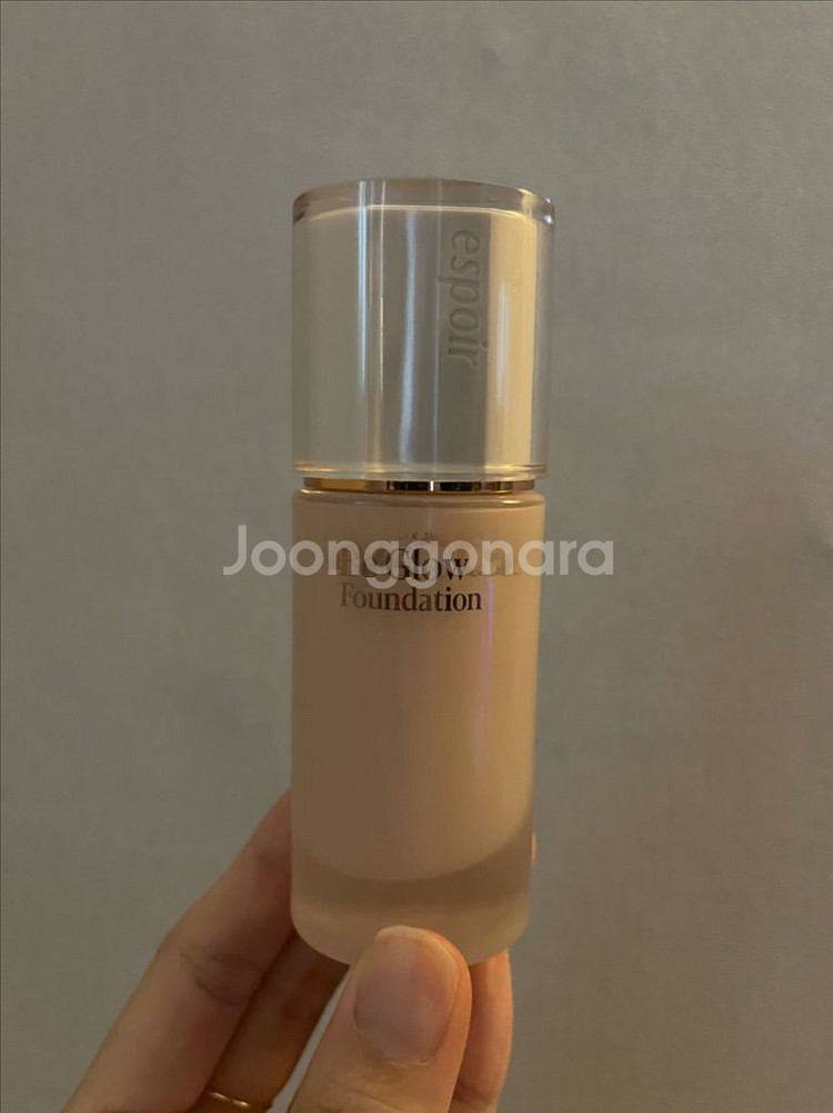 에스쁘아 비글로우 파운데이션 웨딩피치 팝니다--0