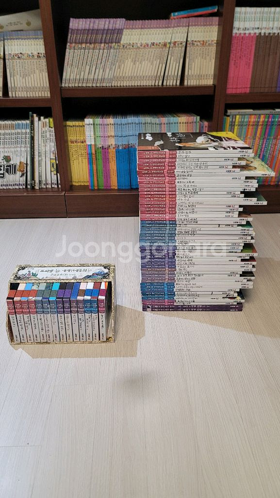 프뢰벨 뉴세계전래동화 책 50권 +CD 14장--0